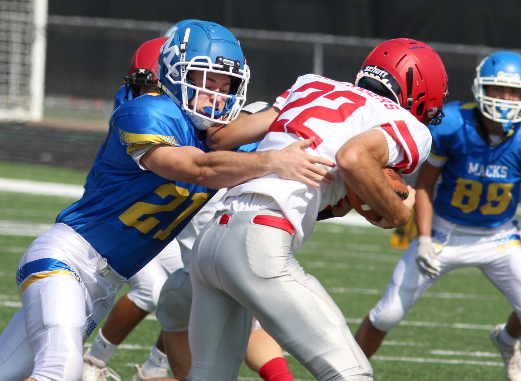 Bruce at McDonell football 9-17-22